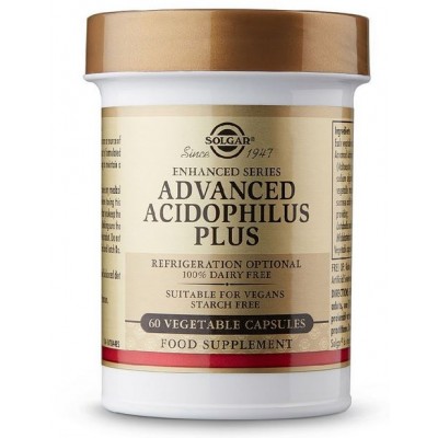 Comprar SOLGAR ADVANCED ACIDOPHILUS PLUS 120 CAPSULAS VEGETALES al mejor precio en NuestraFarma, tu farmacia online