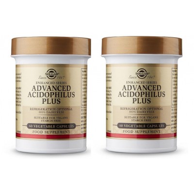 Comprar SOLGAR ADVANCED ACIDOPHILUS PLUS 120 CAPSULAS VEGETALES al mejor precio en NuestraFarma, tu farmacia online