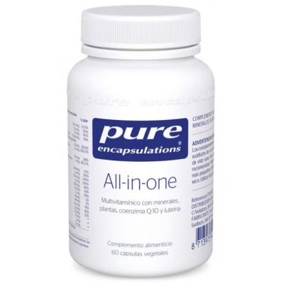 Comprar PURE ENCAPSULATIONS ALL IN ONE 60 CAPSULAS al mejor precio en NuestraFarma, tu farmacia online