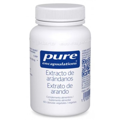 Comprar PURE ENCAPSULATIONS EXTRACTO DE ARANDANOS 60 CAPSULAS al mejor precio en NuestraFarma, tu farmacia online