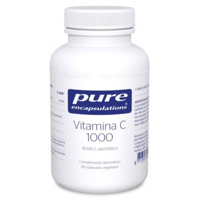 Comprar PURE ENCAPSULATIONS VITAMINA C 1000 90 CAPSULAS al mejor precio en NuestraFarma, tu farmacia online