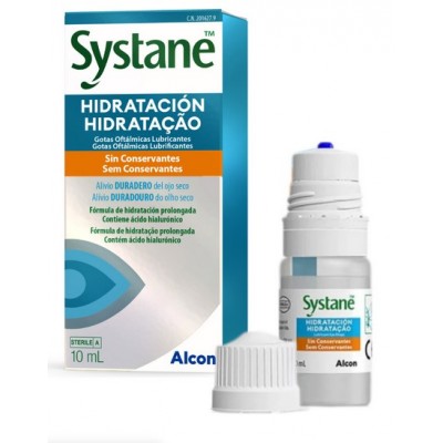 Comprar SYSTANE HIDRATACION SIN CONSERVANTES GOTAS OFTALMICAS LUBRICANTES 10 ML al mejor precio en NuestraFarma, tu farmacia online