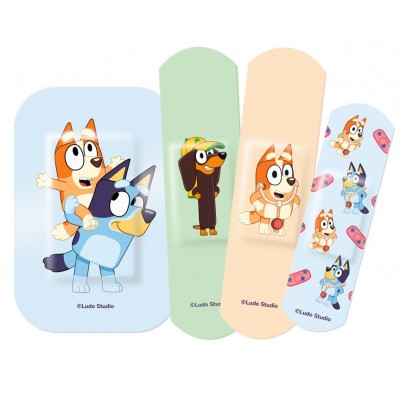 Comprar TIRITAS BLUEY APOSITO ADHESIVO 12 UNIDADES 3 TAMAÑOS al mejor precio en NuestraFarma, tu farmacia online