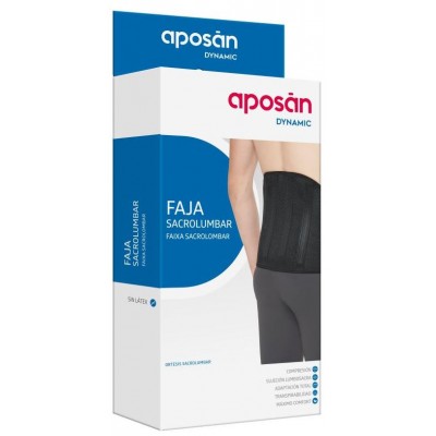 Comprar APOSAN DYNAMIC FAJA SACROLUMBAR TALLA L al mejor precio en NuestraFarma, tu farmacia online