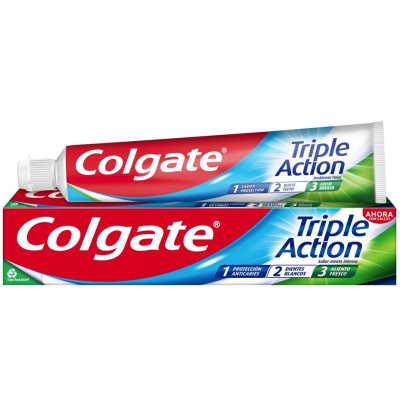 Comprar COLGATE TRIPLE ACCION PASTA DENTAL 75ML al mejor precio en NuestraFarma, tu farmacia online