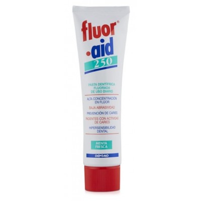Comprar FLUOR AID 250 PASTA DENTIFRICA 100 ML al mejor precio en NuestraFarma, tu farmacia online