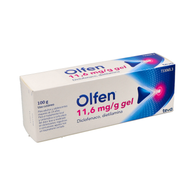 Comprar OLFEN 11,6 MG/G GEL CUTANEO 1 TUBO 100 G al mejor precio en NuestraFarma, tu farmacia online