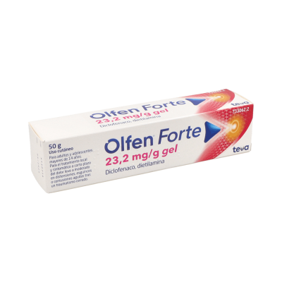 Comprar OLFEN FORTE 23,2 MG/G GEL CUTANEO 1 TUBO 50 G al mejor precio en NuestraFarma, tu farmacia online