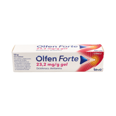 Comprar OLFEN FORTE 23,2 MG/G GEL CUTANEO 1 TUBO 50 G al mejor precio en NuestraFarma, tu farmacia online