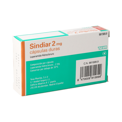 Comprar SINDIAR 2 MG 10 CAPSULAS al mejor precio en NuestraFarma, tu farmacia online