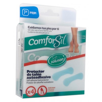 Comprar PRIM COMFORSIL PROTECTOR DE TALON AUTOADHESIVO SILICONA CC213 4 UNIDADES al mejor precio en NuestraFarma, tu farmacia online