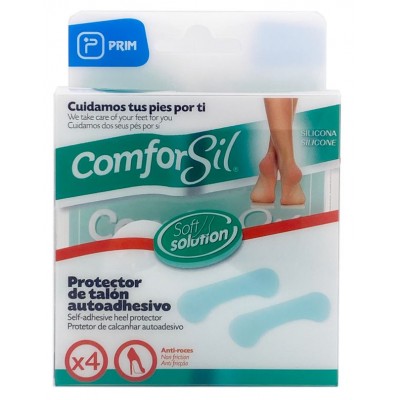 Comprar PRIM COMFORSIL PROTECTOR DE TALON AUTOADHESIVO SILICONA CC213 4 UNIDADES al mejor precio en NuestraFarma, tu farmacia online
