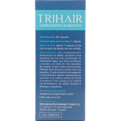 Comprar IDP TRIHAIR 60 CAPSULAS al mejor precio en NuestraFarma, tu farmacia online