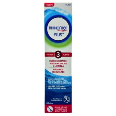 Comprar RHINOMER PLUS USUARIOS FRECUENTES FUERZA 3 FUERTE SPRAY 125 ML al mejor precio en NuestraFarma, tu farmacia online
