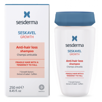 Comprar SESKAVEL GROWTH CHAMPU ANTICAIDA 250 ML al mejor precio en NuestraFarma, tu farmacia online