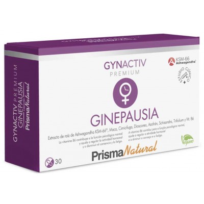 Comprar PRISMA NATURAL GYNACTIV GINEPAUSIA 30 CAPSULAS al mejor precio en NuestraFarma, tu farmacia online