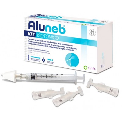 Comprar ALUNEB ISOTONICO KIT 15 VIALES 4 ML + 1 DISPOSITIVO al mejor precio en NuestraFarma, tu farmacia online