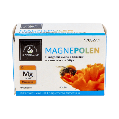 Comprar EL NATURALISTA MAGNEPOLEN 60 CAPSULAS al mejor precio en NuestraFarma, tu farmacia online