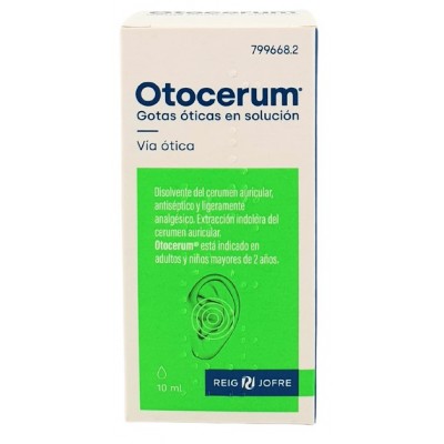 Comprar OTOCERUM GOTAS OTICAS EN SOLUCION 1 FRASCO 10 ml al mejor precio en NuestraFarma, tu farmacia online