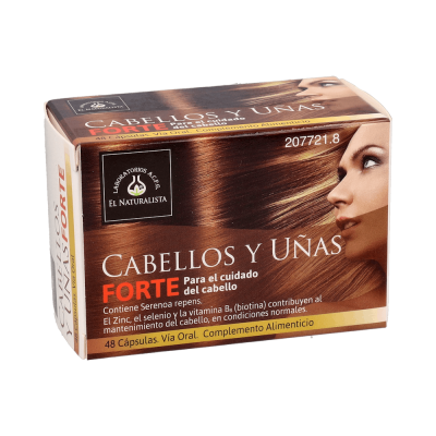 Comprar EL NATURALISTA CABELLOS Y UÑAS FORTE 48 CAPSULAS al mejor precio en NuestraFarma, tu farmacia online
