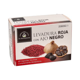 EL NATURALISTA LEVADURA ROJA CON AJO NEGRO 60 CAPSULAS