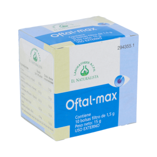 EL NATURALISTA OFTAL-MAX INFUSION LAVADO DE OJOS 10 BOLSITAS 1,5 G
