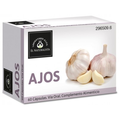 Comprar EL NATURALISTA AJOS 60 CAPSULAS al mejor precio en NuestraFarma, tu farmacia online