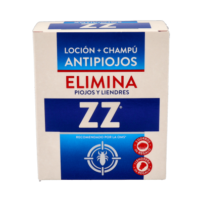 Comprar ZZ LOCION + CHAMPU ANTIPIOJOS 100 ML +125 ML al mejor precio en NuestraFarma, tu farmacia online