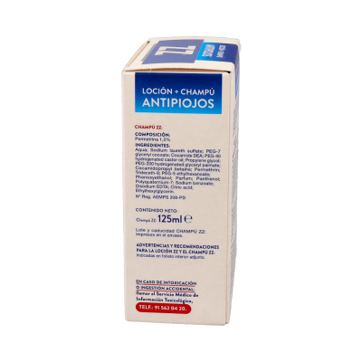Comprar ZZ LOCION + CHAMPU ANTIPIOJOS 100 ML +125 ML al mejor precio en NuestraFarma, tu farmacia online