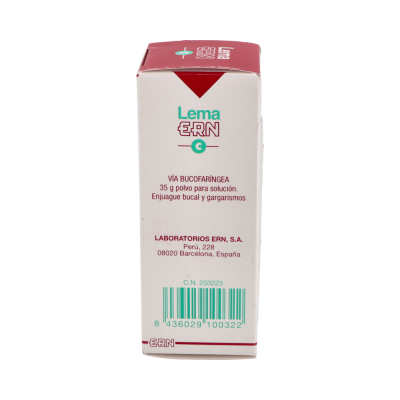 Comprar LEMA ERN C POLVO PARA ENJUAGUE HIGIENIZANTE 35 G al mejor precio en NuestraFarma, tu farmacia online
