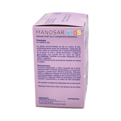 Comprar MANOSAR KIDS 30 SOBRES al mejor precio en NuestraFarma, tu farmacia online