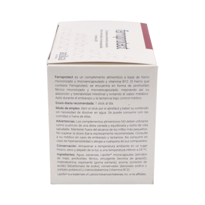 Comprar FERROPROTECT 30 STICKS BEBIBLES 5 ML al mejor precio en NuestraFarma, tu farmacia online