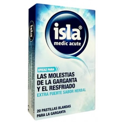 Comprar ISLA MEDIC ACUTE SABOR HERBAL 20 PASTILLAS BLANDAS al mejor precio en NuestraFarma, tu farmacia online