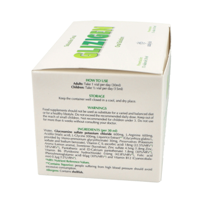 Comprar GLIZIGEN SOLUCION ORAL 15 VIALES 30 ML al mejor precio en NuestraFarma, tu farmacia online