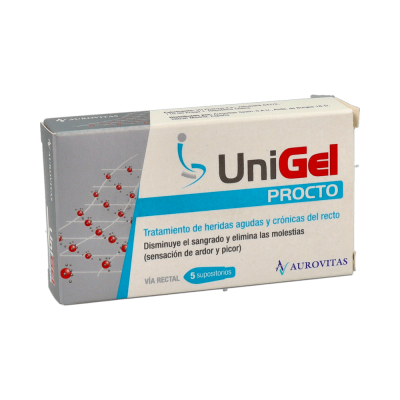 Comprar APOTEX UNIGEL PROCTO 5 SUPOSITORIOS al mejor precio en NuestraFarma, tu farmacia online