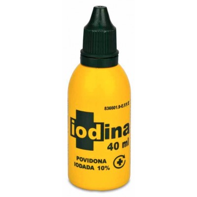 Comprar IODINA 100 MG/ML SOLUCION CUTANEA 1 FRASCO 40 ML al mejor precio en NuestraFarma, tu farmacia online