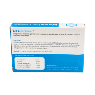 Comprar MASLACTIMER 24 CAPSULAS al mejor precio en NuestraFarma, tu farmacia online