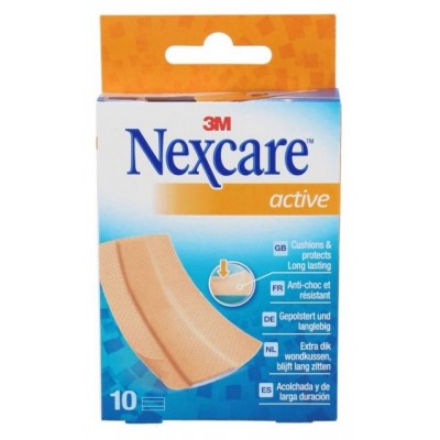Comprar 3M NEXCARE ACTIVE STRIPS APOSITO ADHESIVO BANDA 10 X 6 CM 5 UNIDADES al mejor precio en NuestraFarma, tu farmacia online