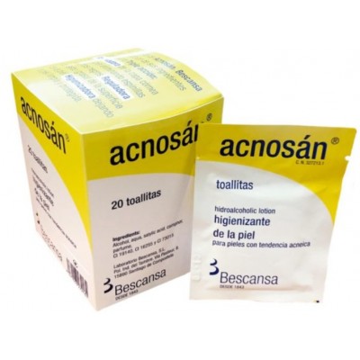 Comprar ACNOSAN TOALLITAS 20 TOALLITAS al mejor precio en NuestraFarma, tu farmacia online