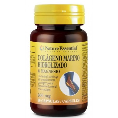 Comprar NATURE ESSENTIAL COLAGENO MARINO HIDROLIZADO & MAGNESIO 600 MG 60 CAPSULAS al mejor precio en NuestraFarma, tu farmacia online