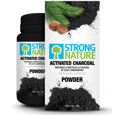 Comprar STRONG NATURE ACTIVATED CHARCOAL POWDER 30 G al mejor precio en NuestraFarma, tu farmacia online