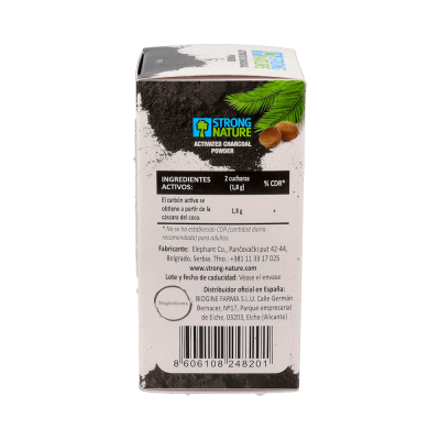 Comprar STRONG NATURE ACTIVATED CHARCOAL POWDER 30 G al mejor precio en NuestraFarma, tu farmacia online