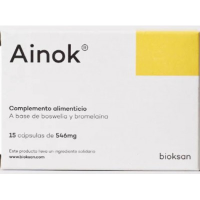 Comprar AINOK 450 MG 15 CAPSULAS al mejor precio en NuestraFarma, tu farmacia online