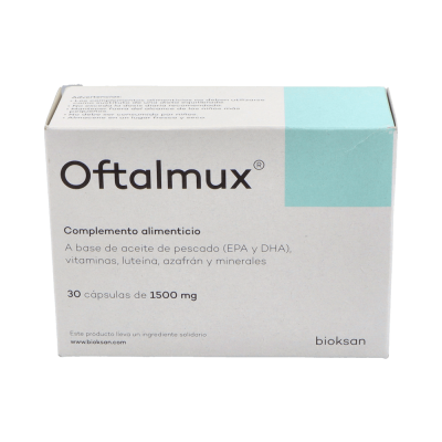 Comprar OFTALMUX 30 CAPSULAS al mejor precio en NuestraFarma, tu farmacia online