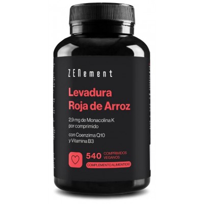 Comprar ZENEMENT LEVADURA ROJA DE ARROZ 540 COMPRIMIDOS al mejor precio en NuestraFarma, tu farmacia online