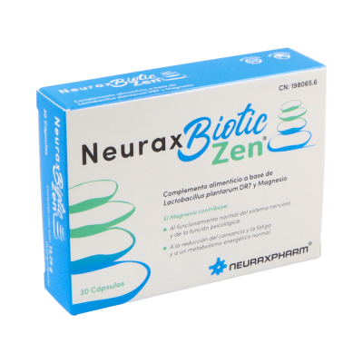 Comprar NEURAXBIOTIC ZEN 30 CAPSULAS al mejor precio en NuestraFarma, tu farmacia online