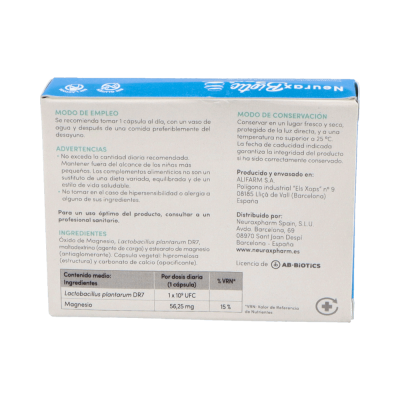 Comprar NEURAXBIOTIC ZEN 30 CAPSULAS al mejor precio en NuestraFarma, tu farmacia online