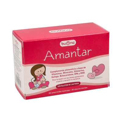 Comprar BUONAR AMANTAR 20 COMPRIMIDOS + 20 CAPSULAS al mejor precio en NuestraFarma, tu farmacia online