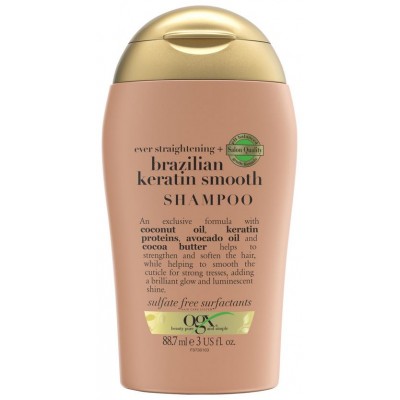 Comprar OGX EVER STRAIGHTENING + BRAZILIAN KERANTIN SMOOTH ACONDICIONADOR 88.7 ML al mejor precio en NuestraFarma, tu farmacia online