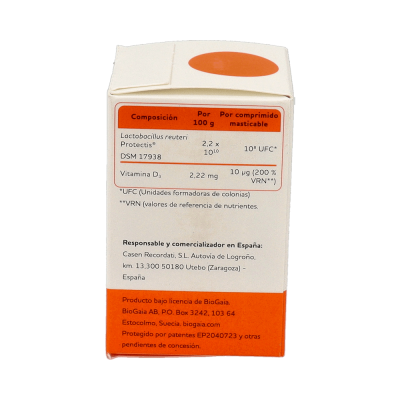 Comprar CASENBIOTIC VITAMINA D 30 COMPRIMIDOS MASTICABLES al mejor precio en NuestraFarma, tu farmacia online